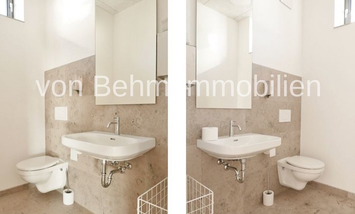 Damen und Herren WC