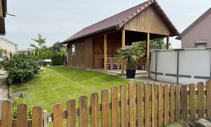Garten mit Sitzecke
