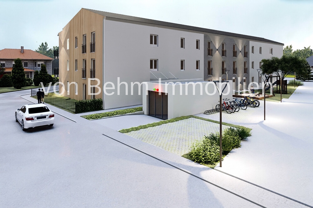 Moderne Wohnanlage mit Holz- und Putzfassade_5