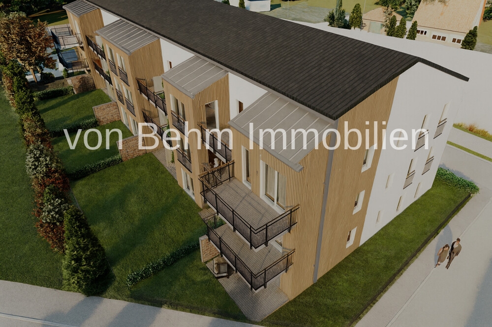 Moderne Wohnanlage mit Holz- und Putzfassade_4