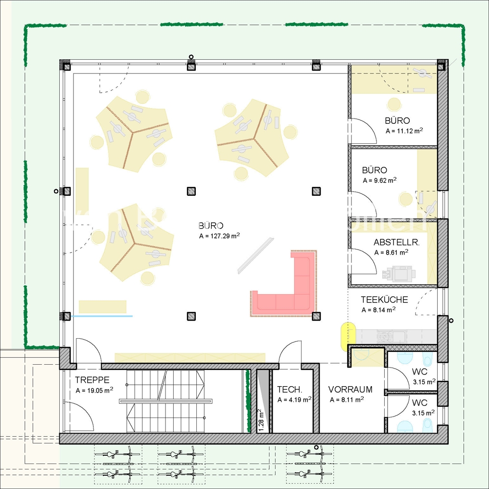 Layout Möblierungsvorschlag 2